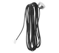 Capteur de Température de Tuyau 10k, Acier Inoxydable 304, Noir | Sonde Ntc Étanche à Thermistance, Câble de 2m, Fixation Magnétique, pour Maintenance et Radiateurs