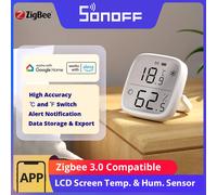 Sonoff Capteur ZigBee SNZB-02D – Température & Humidité, MAJ 5s, Alexa/Google Home/Home Assistant