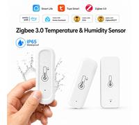 Capteur de température et d'humidité IP65 Zigbee 3.0, hygromètre étanche Tuya Smart Life, fonctionne avec Alexa Home Assistant Zigbee2MQTT Tuya Zigbee Version