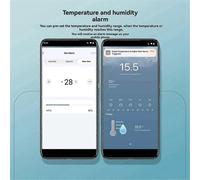 Capteur De Température Et D'humidité Tuya Smart Home Wi-Fi Avec Sonde Externe De 1 M, Visualisation À Distance De L'humidité Par Application