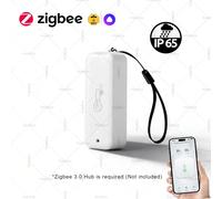 Capteur de température et d'humidité Zigbee, hygromètre extérieur étanche IP65, fonctionne avec la passerelle Zigbee Home Assistant Z2M 1PCS Zigbee