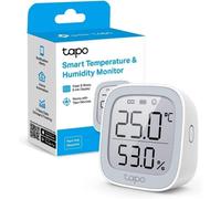 Tapo Thermomètre Intérieur Connecté WiFi, Hygromètre Écran E-Ink 2.7" T315 | Haute lisibilité et précision, alertes instantanées, idéal pour chambre bébé/serre/cave/frigo, automnie 2ans, Tapo Hub requis