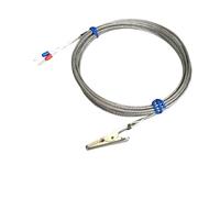 Capteur de Type K avec fil de détecteur de température de Surface haute température en acier inoxydable à Clip(1m)