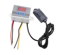 Capteur d'Humidité de Contrôleur d'Hygromètre LCD Numérique XH-W3005 LCD Haute Précision 0~99% Hr 12v / 24v / 220v (en Option)(220V)