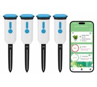 Capteur d'humidité du sol WiFi avec mesure de la température du sol, application de surveillance des plantes pour les plantes d'intérieur
