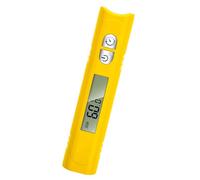 Capteur d'humidité professionnel avec double détecteur, jaune | Hygromètre numérique avancé avec écran éclairé et charge USB C pour l'environnement domestique
