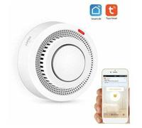 Capteur intelligent de fumée - PZCC - PZCC - Contrôle SmartLIFE/Tuya - Détection très sensible - Alarme 80 dB