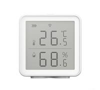Capteur intelligent de température et d'humidité pour Tuya, réglage automatique de la climatisation et de l'humidificateur, ABS ignifuge, montage mural ou sur pied, moniteur de climat intérieur pour