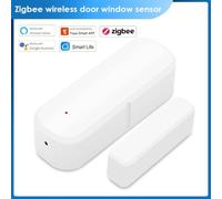 Capteur Intelligent pour porte Fenêtre Compatible pour alexa Google(ZIGBEE) | Aimant puissant, détection précise ouverture/fermeture, pour idéal pour fenêtres garages