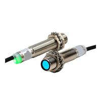 Capteur Laser de détection de travail de sécurité M12 20m, 1 pièce, interrupteur de proximité à faisceau traversant J12-T(L-M12 2pcs)