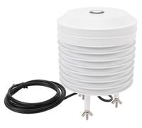 Capteur météo de type boîtier, pour mesurer la température de l'air, l'humidité, le CO2 et l'intensité lumineuse. Sortie RS485, tension de fonctionnement de 9 à 30V