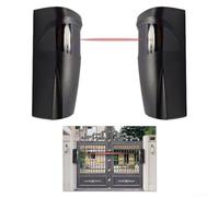 Capteur PIR à usage général 12 V 24 V pour montage mural ACDC | Compatibilité universelle, panneau de commande d'alarme, design de montage mural, matériaux mixtes, finition noire