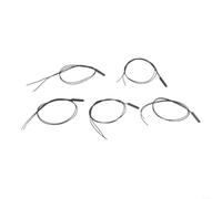 Capteur pour reed Normalement Ouvert 5Pièces Plastique Capteur(5x25MM) | pour contact normalement ouvert, activation magnétique, boîtier plastique , pour fil intégré scellé, usage général