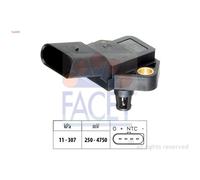 Capteur, pression de suralimentation FACET 10.3075