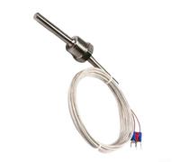 Capteur RTD PT100, sonde en acier inoxydable 3 fils 1/2 NPT pour surveillance de la température, étanche industrielle pour capteur RTD -50 ~ 250 °C