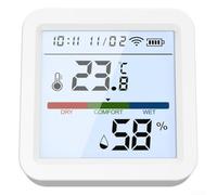 Capteur Température Humidité pour zigbee pour tuya Smart Capteur(WiFi) | Surveillance pour temps réel, application pour tuya pour smartlife, mise à pour jour instantanée, pour idéal contrôle climat
