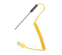 Capteur thermocouple compact de type K avec sonde à aiguille pour une pénétration profonde dans des échantillons de nourriture dense et de gel (150 mm)