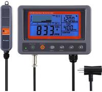 Capteurs de CO₂ numériques avec fonction relais, câble de 4,5 m, sonde à capteurs NDIR pour la purification de l'air à la maison et au bureau.