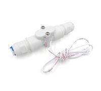 Capteurs de débit d ' eau à connexion rapide 1/4 pouces, commutateurs de qualité alimentaire, débitmètre à effet Hall, compteur de fluide, compteur de débit 0, 3-6L / min