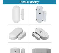 Capteurs de porte et de fenêtre sans fil - Modèle 68 - Coffret de 10 pièces - 433 MHz - Système d'alarme intelligent - Connexion à la centrale d'alarme