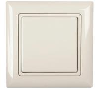 Capteurs radio bouton-poussoir blanc pur brillant Eltako FT55 avec bascule