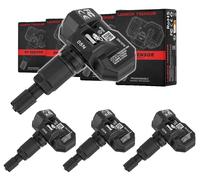 Capteurs TPMS, double fréquence, capteurs de remplacement programmables, lot de 4, alliage noir, TSENSOR-05N-c