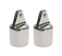 Capuchon coulissant triangulaire en acier inoxydable 316 pour toit d'abri solaire sur yacht et bateau (30 mm)