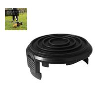Capuchon De Bobine Pour Coupe-Bordure, Couvercle De Bobine ABS Noir, Pièce De Rechange Pour Fil De Débroussailleuse