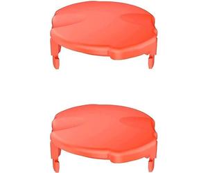 Capuchon de bobine pour coupe-herbe - Capuchon de bobine résistant - Lot de 2 pièces