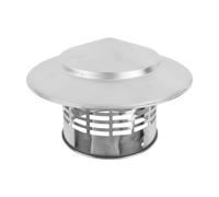 Capuchon De Cheminée En Acier Inoxydable, for Conduits De Ventilation, Hotte D'échappement, Sortie D'air Murale Extérieure, Tuyau De Toit(110mm)