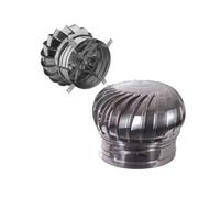 Capuchon de cheminée rotatif en acier inoxydable 304, 1 pièce(8.6")