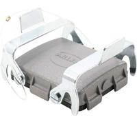 Capuchon de protection HARTING 32B en métal avec 2 étriers pour partie supérieure, dispositif anti-perte avec grande boucle, 2 x acier inoxydable inclus