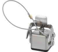 Capuchon de protection HARTING 3A en acier inoxydable avec 1 étrier pour partie supérieure, sécurité anti-perte avec grande boucle et