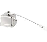 Capuchon de protection HARTING 3A en acier inoxydable pour 1 étrier sur la partie inférieure Dispositif anti-perte avec petite boucle et