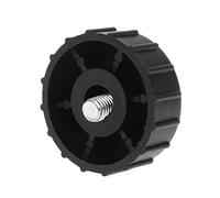 Capuchon de rechange pour débroussailleuse avec filetage pour gaucher | Périmètre extérieur strié, point de connexion fileté intégré, capuchon de rechange unique pour tête de tondeuse