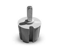 Capuchon de Store avec Broche Carrée de 13 x 13 mm, Diamètres de 60-63 - 70 mm. Capuchon pour Rouleau Enrouleur pour Store Extérieur, Stores à Rouleau (CAPUCHON POUR ROULEAU DE 70 MM)