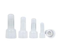 Capuchons à sertir de fil connexion rapide en Nylon, blocs jonction extrémité fermée for le câblage l'éclairage et des luminaires, paquet 100 Barrette de connexion(CE-2 (100 pieces))
