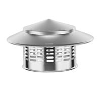 Capuchons de cheminée de 6 pouces pour l'extérieur, couvercle cheminée étanche en acier inoxydable avec écran pour tuyau poêle à bois et
