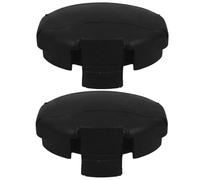 Capuchons de sécurité pour tête de coupe 2 pièces ABS noir | Capuchon de remplacement pour modèle 400, installation simple, pour tête de coupe et coupe-gazon, protection renforcée