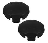 Capuchons de sécurité pour tête de coupe-bordures 2 pièces ABS noir | Capuchon de remplacement pour tête de tondeuse 400, installation facile, protection renforcée, pour jardin