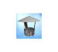 Capuchons et capots de cheminée en acier inoxydable, capuchon conique de cheminée en forme de cône, capuchon de pluie galvanisé, couvercle de protection de tuyau, métal - Chapeau de neige pour tuyau