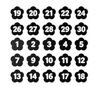 Capuchons Numérotés Crayons Lot D'Étiquettes Marquage Réutilisables 1-30