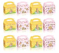 Capybara Boîtes Cadeaux, Licorne Boîtes à Friandises pour Fête | Boîte de Fête, Sac de Fête pour Enfant, Boite Carton Cadeau Réutilisable, Fête D'anniversaire Boite Cadeau 12 Pcs