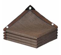 CAQXAQP Filet d’ombrage Rectangulaire 4mx5m - Brun - Protection Solaire 85% Anti-UV - pour Jardin, Serre, Potager, Pergola - Toile d’ombrage Extérieur