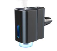 Car Aroma Diffuser - Smart Mini Air Freshener for Drivers Travelers Families Lovers Women | USB Powered Ultrasonic Nebulizers, Quiet Operations, LED Ambient Light, Auto Shut Off, Clip On Vent Design