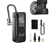 Car Tire Inflator 2 Modes Wired Pump with Digital Display Portable Air Tool | 6.69×3.15×1.97 Inches Efficient Inflator For Roadside With Digital Display Mode Quick Inflate Mattress Sports Home Uses