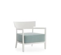 Fauteuil D'extérieur Kartell CARA MAT Blanc/Sauge