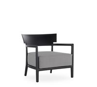 Fauteuil D'extérieur Kartell CARA MAT Noir/ Gris