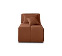 Caracas - module d'assise - en tissu - Rouille