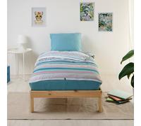 Caradou® Parure De Lit + Couette Enfant Ritmo Bleu Clair 90X190